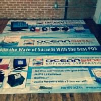 Past Marketing Banners being stored in our Office in Dallas